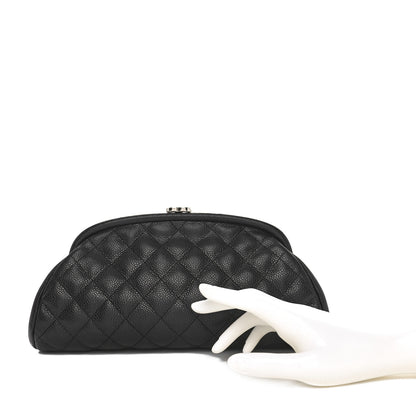 Chanel Caviar Quilted Timeless Clutch Black 2 of 11