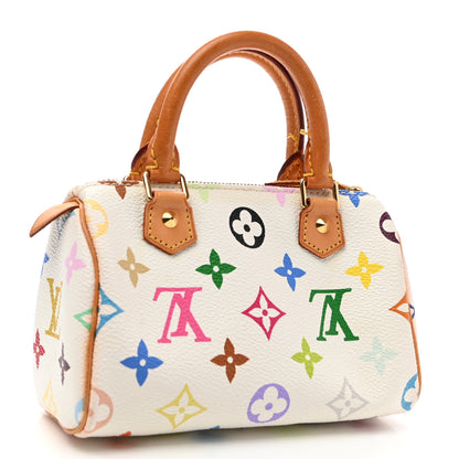 Louis Vuitton Monogram Multicolor Mini Sac HL Speedy White 3 of 11
