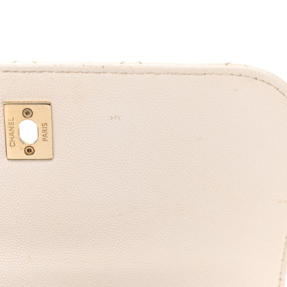 Chanel Caviar Quilted Medium Business Affinity Flap White 12 of 18