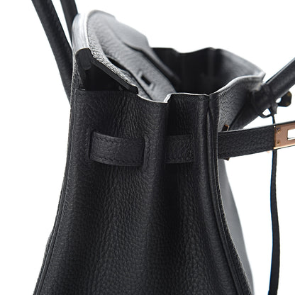 Hermes Togo Birkin 25 Black 11 of 40