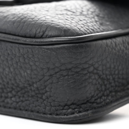 Louis Vuitton Taurillon Monogram S Lock Sling Bag Black 9 of 13