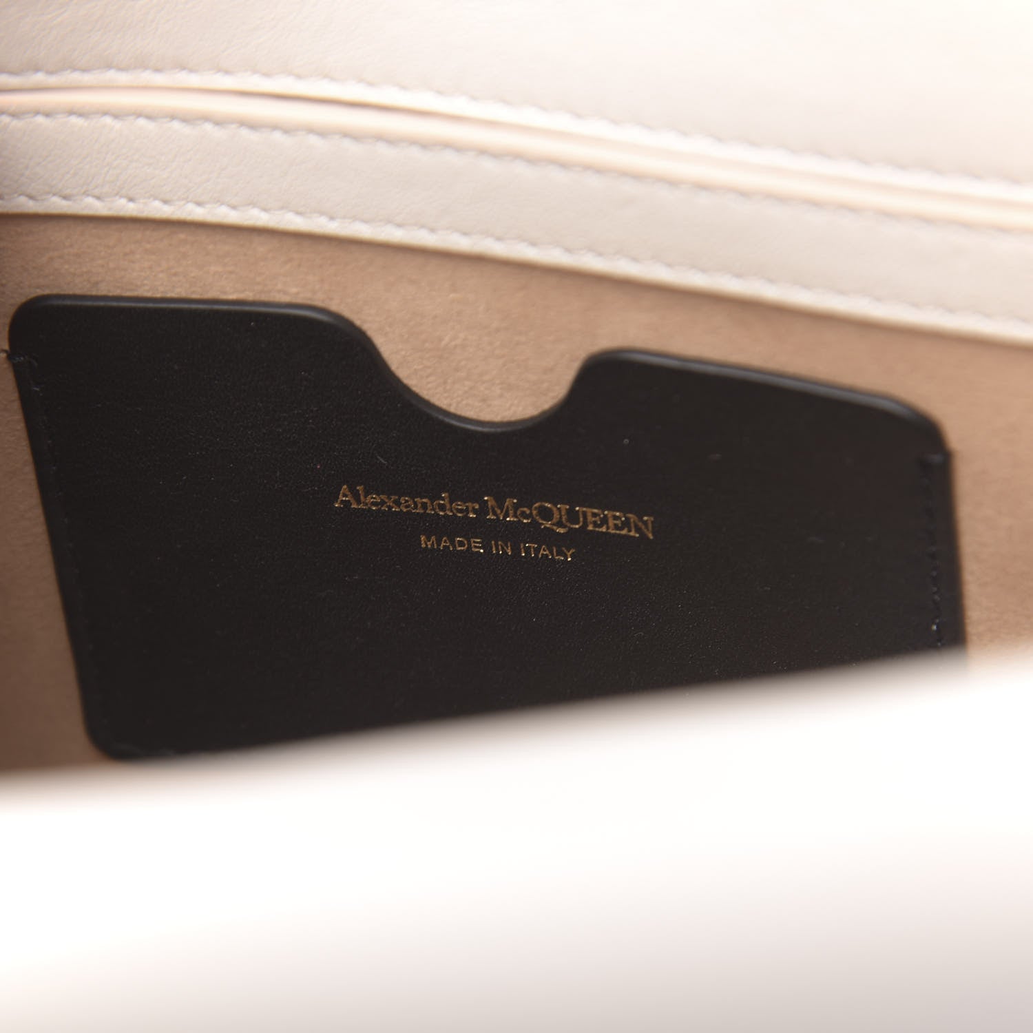 Alexander McQueen Calfskin The Story Shoulder Bag Deep Ivory 6 of 10