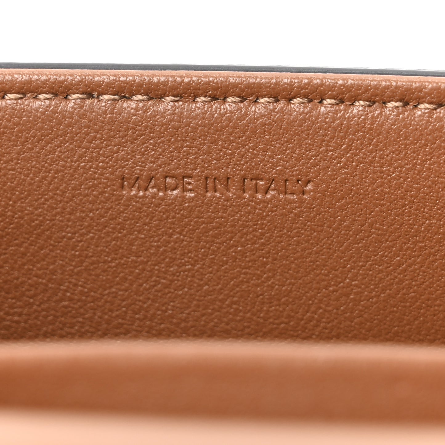 Natural Calfskin Triomphe Shoulder Bag Tan