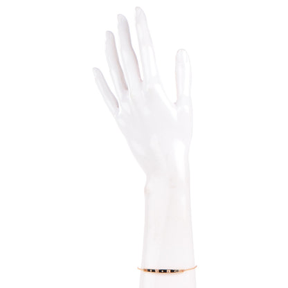 Tiffany 18K Rose Gold Diamond Atlas Bar Pierced Bracelet 2 of 6