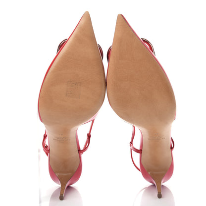 Valentino Garavani Calfskin Tonal Vlogo Slingback 80mm Pumps 41 Rouge Pur 6 of 11