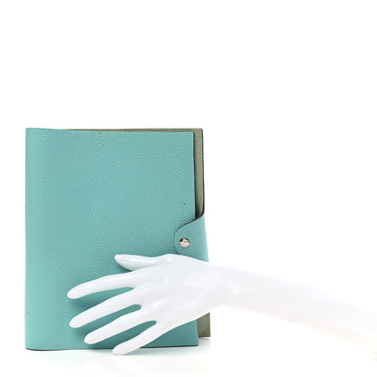 Hermes Togo Ulysse MM Agenda Cover Bleu Atoll 2 of 16