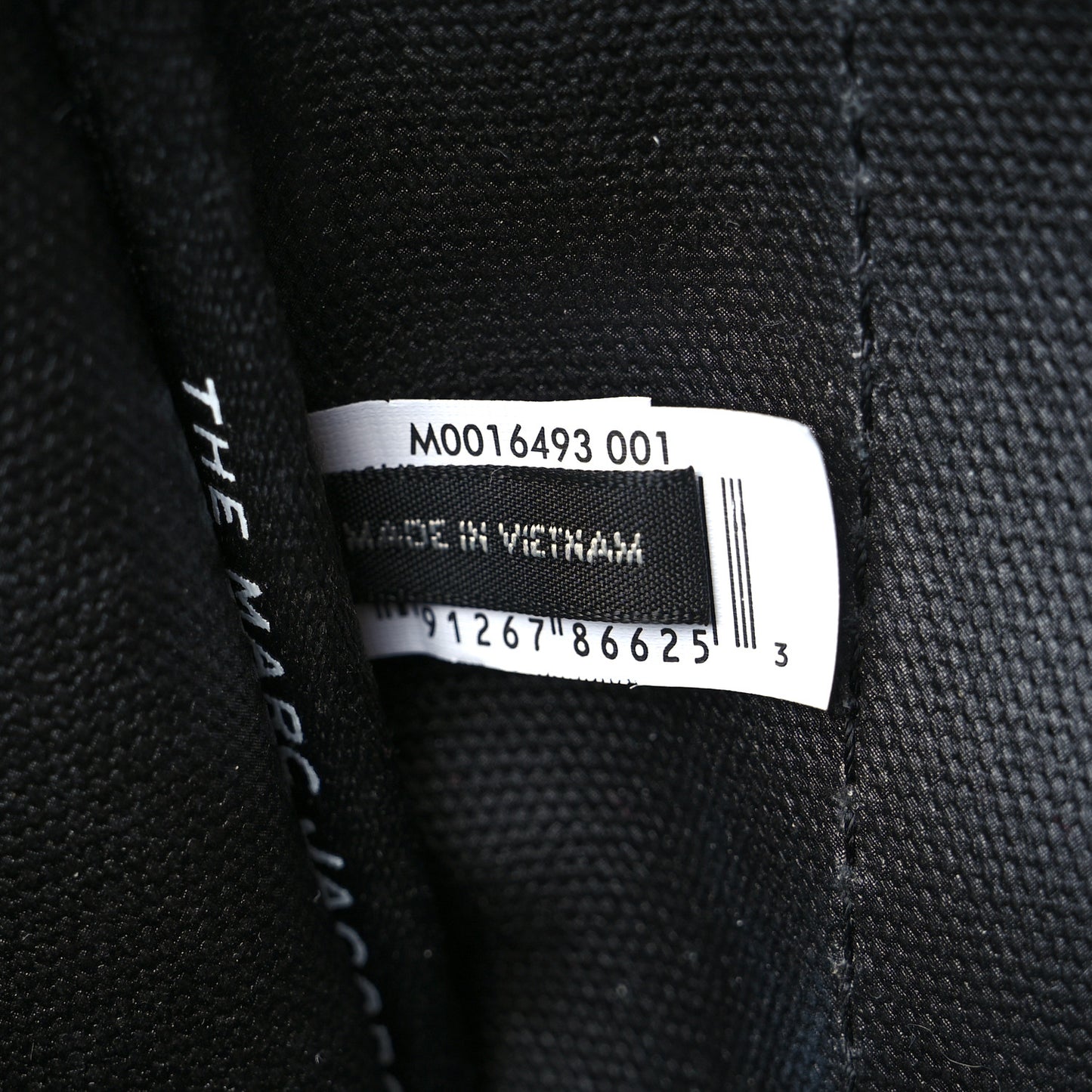 Cotton Canvas Mini The Traveler Tote Bag Black