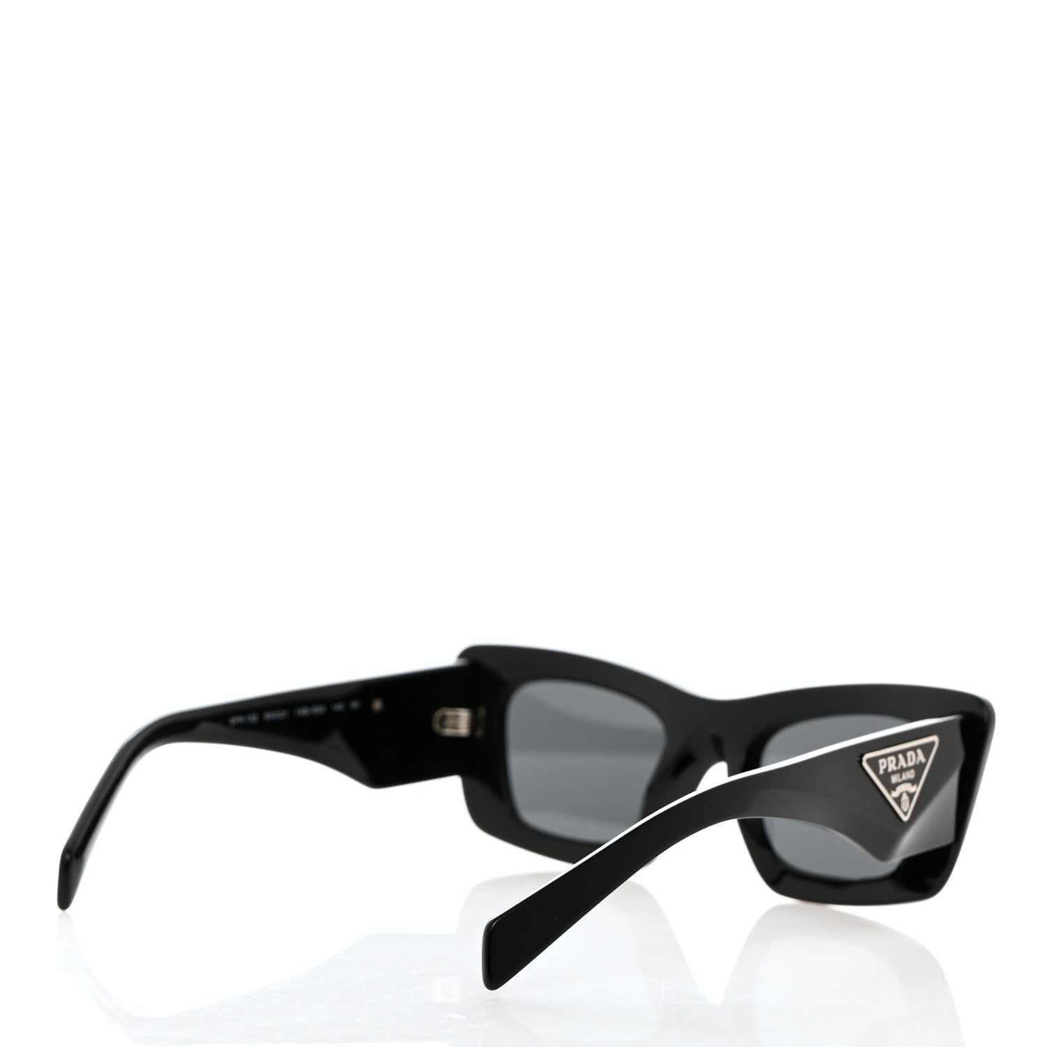 Prada Acetate Symbole Sunglasses SPR 13Z Black 4 of 8