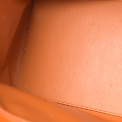 Chanel Caviar Quilted Grand Shopping Tote GST Orange 14 of 19