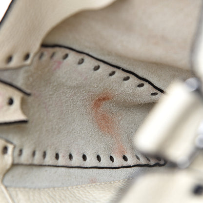 Valentino Garavani Pebbled Calfskin Small Rockstud Flip-Lock Messenger Bag Light Ivory 12 of 16