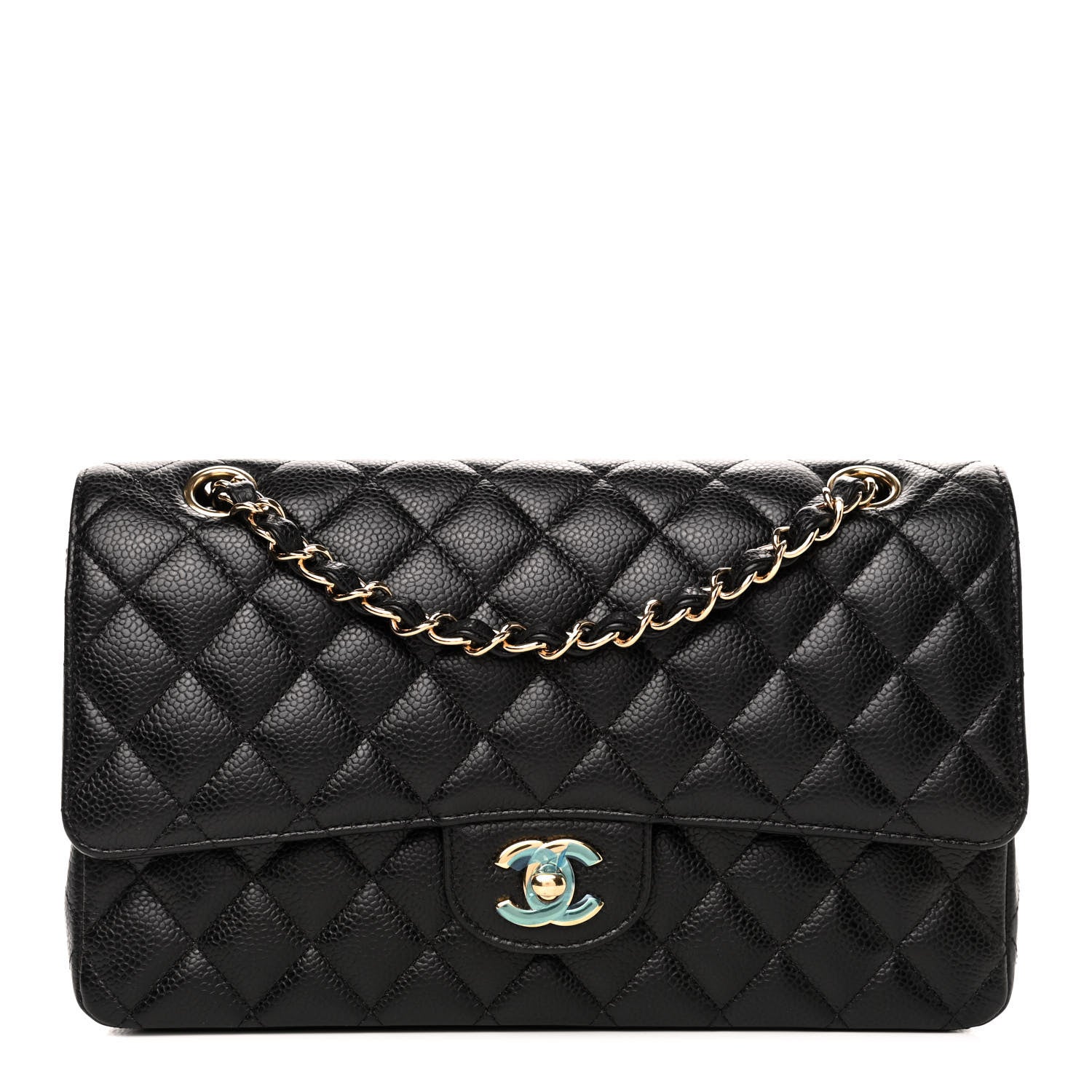 Chanel Caviar Quilted Medium Double Flap Black 1 of 5