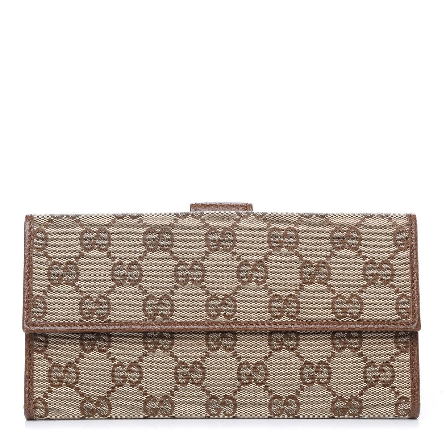 Monogram Continental Flap Wallet Brown