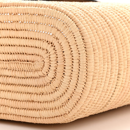 Loewe Raffia Small Square Basket Tote Bag Natural Tan 9 of 9