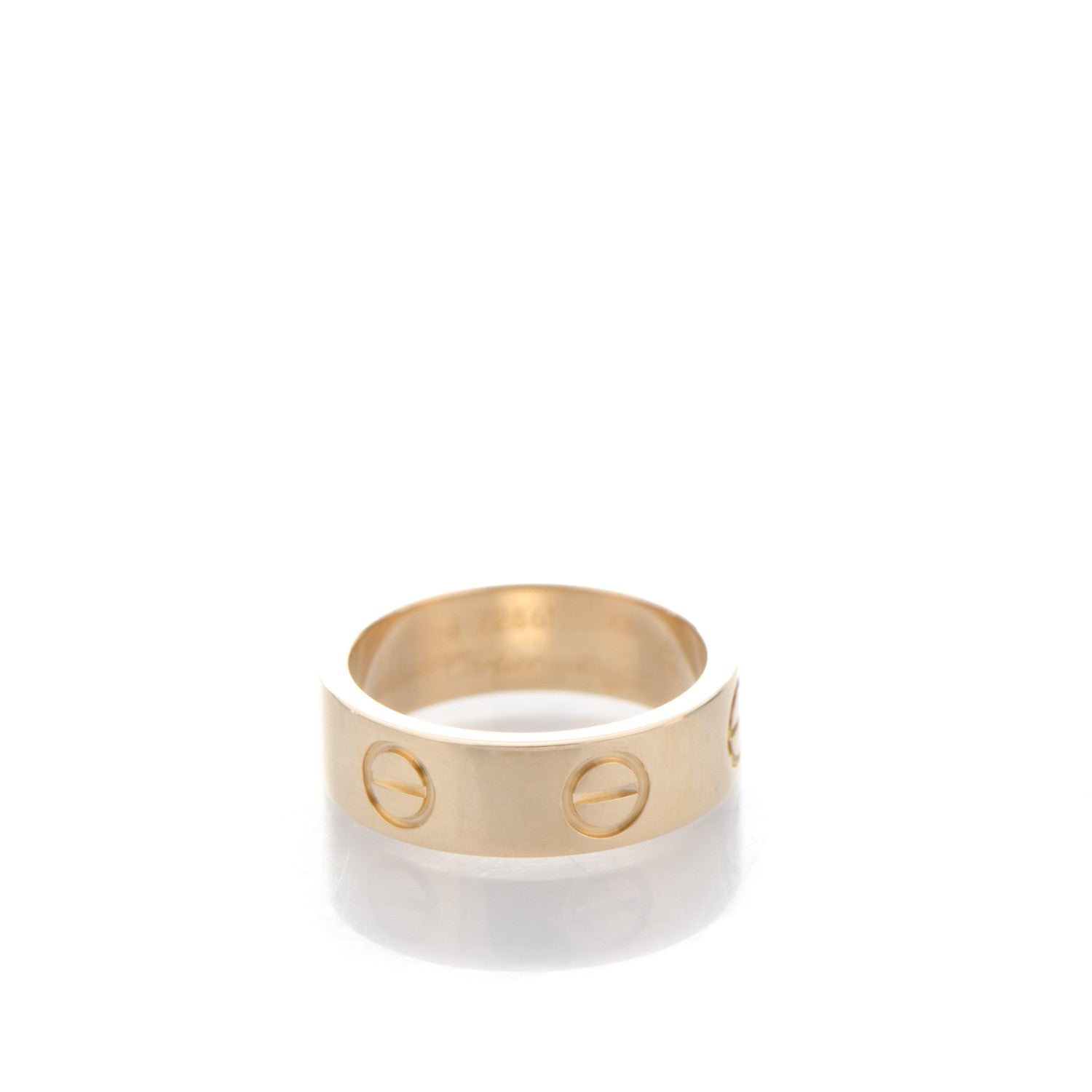 Cartier 18K Yellow Gold 5.5mm LOVE Ring 48 4.5 3 of 4