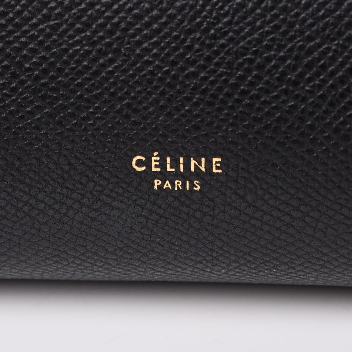 Grained Calfskin Mini Belt Bag Black