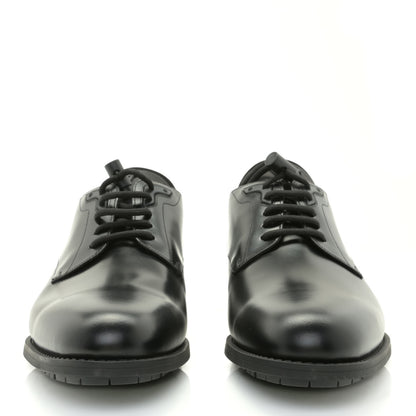 Louis Vuitton Calfskin Mens Formal Derby Shoes 8.5 Black 2 of 15
