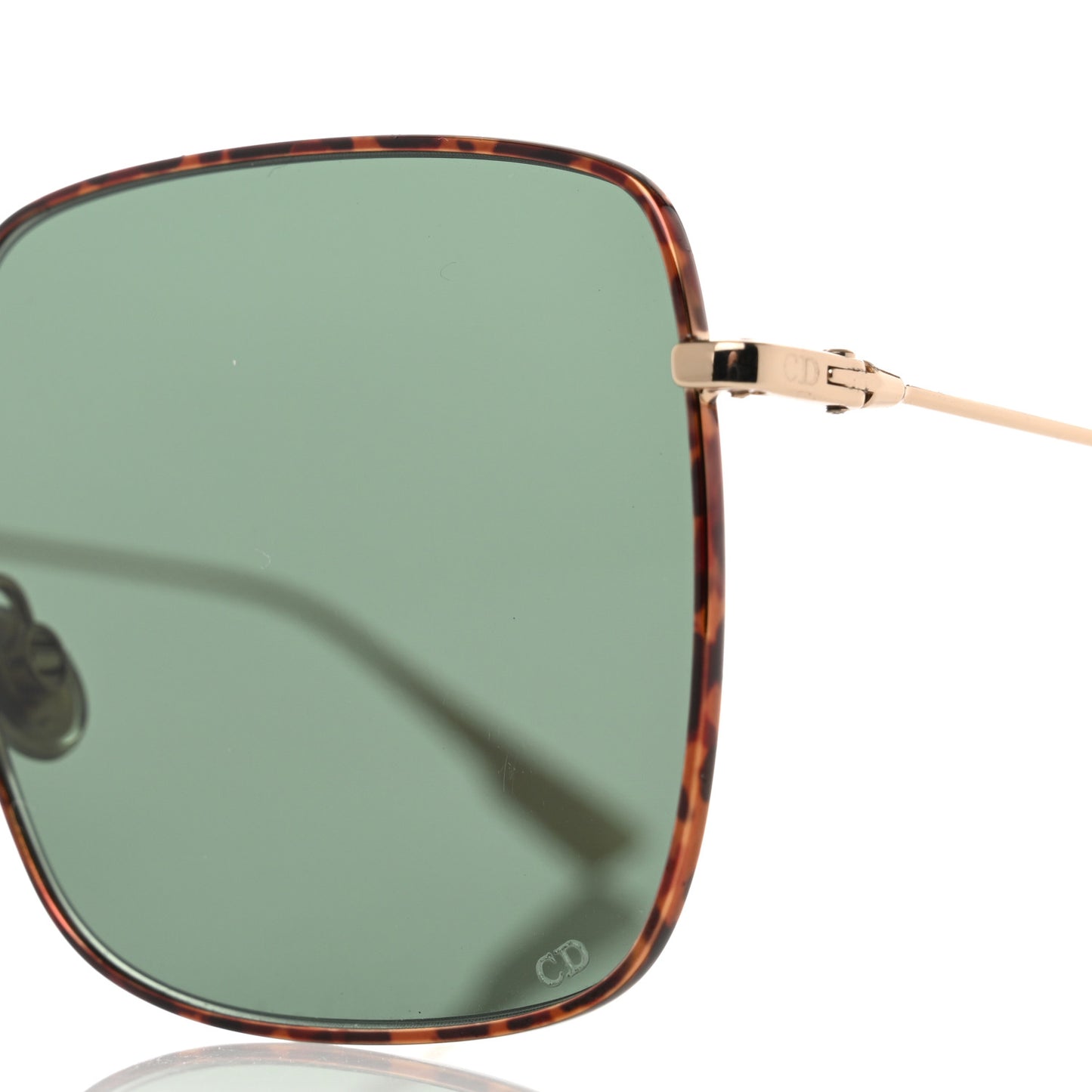 Metal DiorStellaire 1 Sunglasses Rose Gold Green