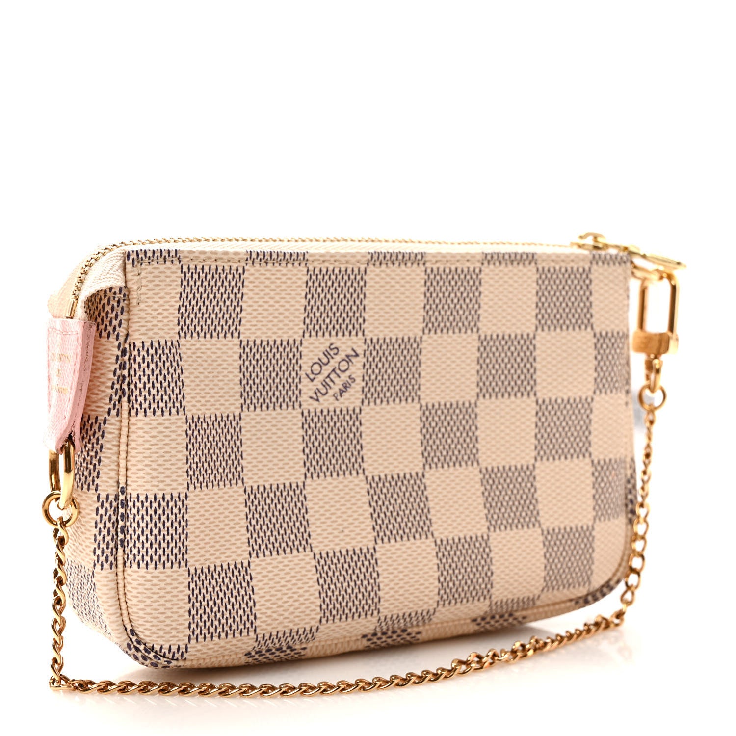 Louis Vuitton Damier Azur 2018 Christmas Animation Mini Pochette Accessories 3 of 7