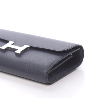 Hermes Evercolor Constance Wallet To Go Bleu Nuit 9 of 11