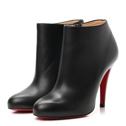Christian Louboutin Calfskin Belle 85 Ankle Boots 35.5 Black 3 of 8