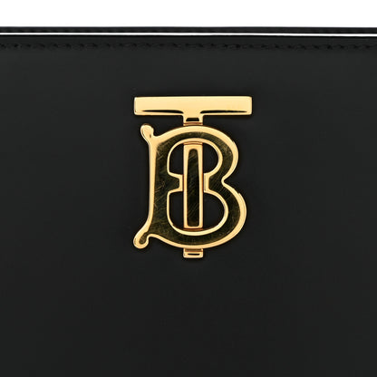 Burberry Smooth Calfskin TB Shoulder Bag Black 10 of 11