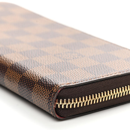 Louis Vuitton Damier Ebene Clemence Wallet Cherry 9 of 10