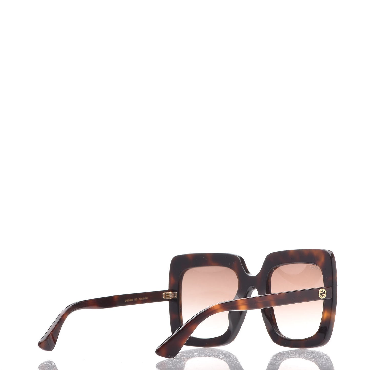 Acetate Crystal Oversize Sunglasses GG0148S Tortoise