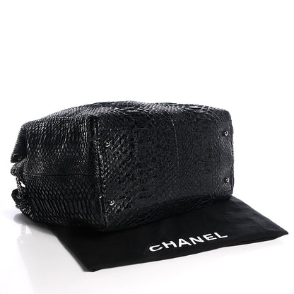 Chanel Python Large Tote Black 4 of 7