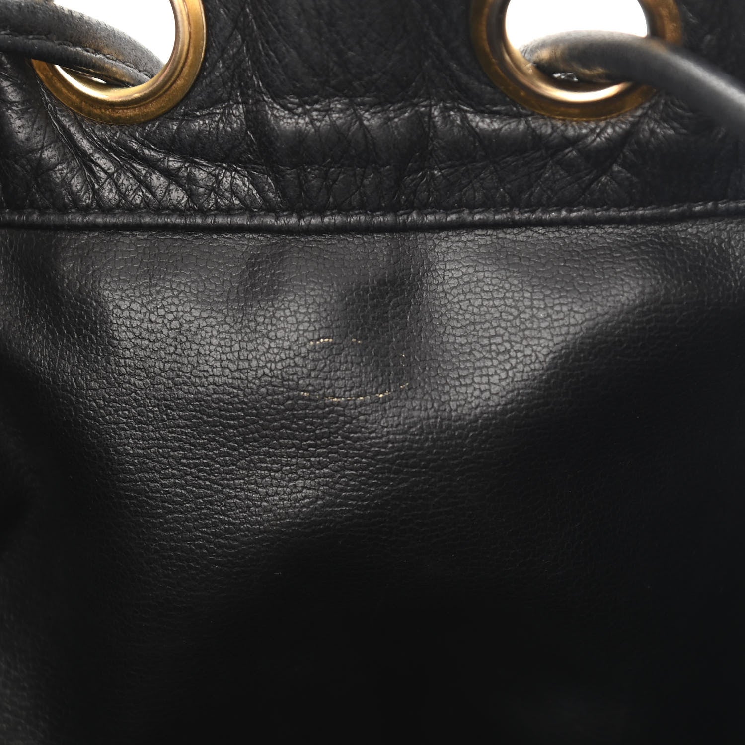 Chanel Lambskin CC Drawstring Shoulder Bag Black 7 of 10