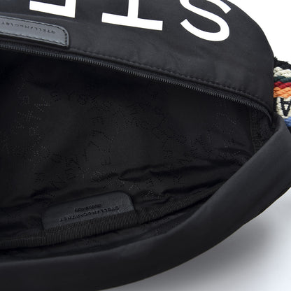 Stella McCartney Eco Padded Nylon Logo Falabella Bum Bag Black Multicolor 4 of 9
