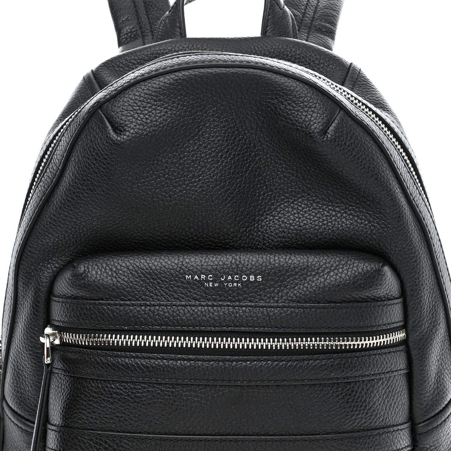 Marc Jacobs Pebbled Calfskin Biker Backpack Black 10 of 12