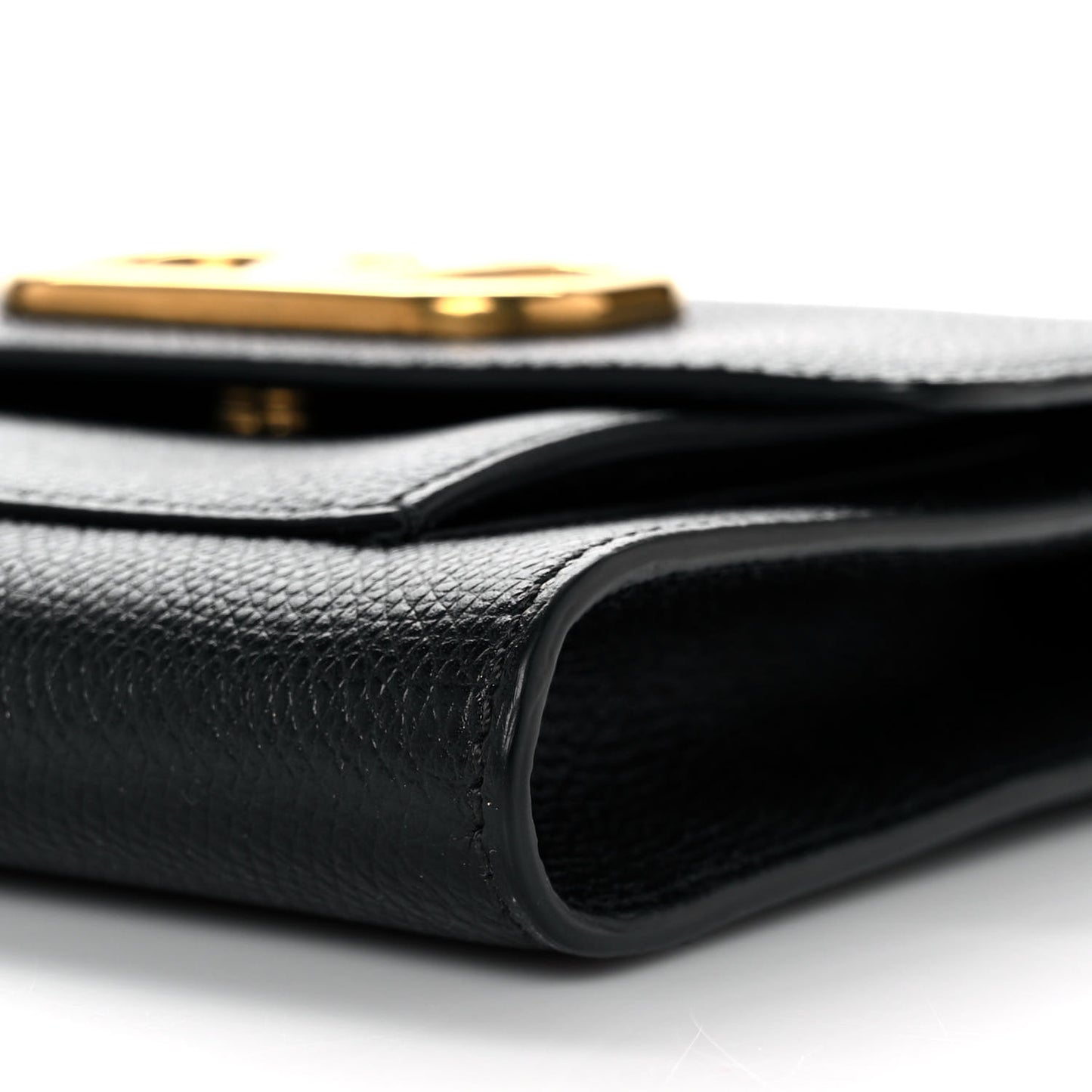 Calfskin VLogo Crossbody Bag Black