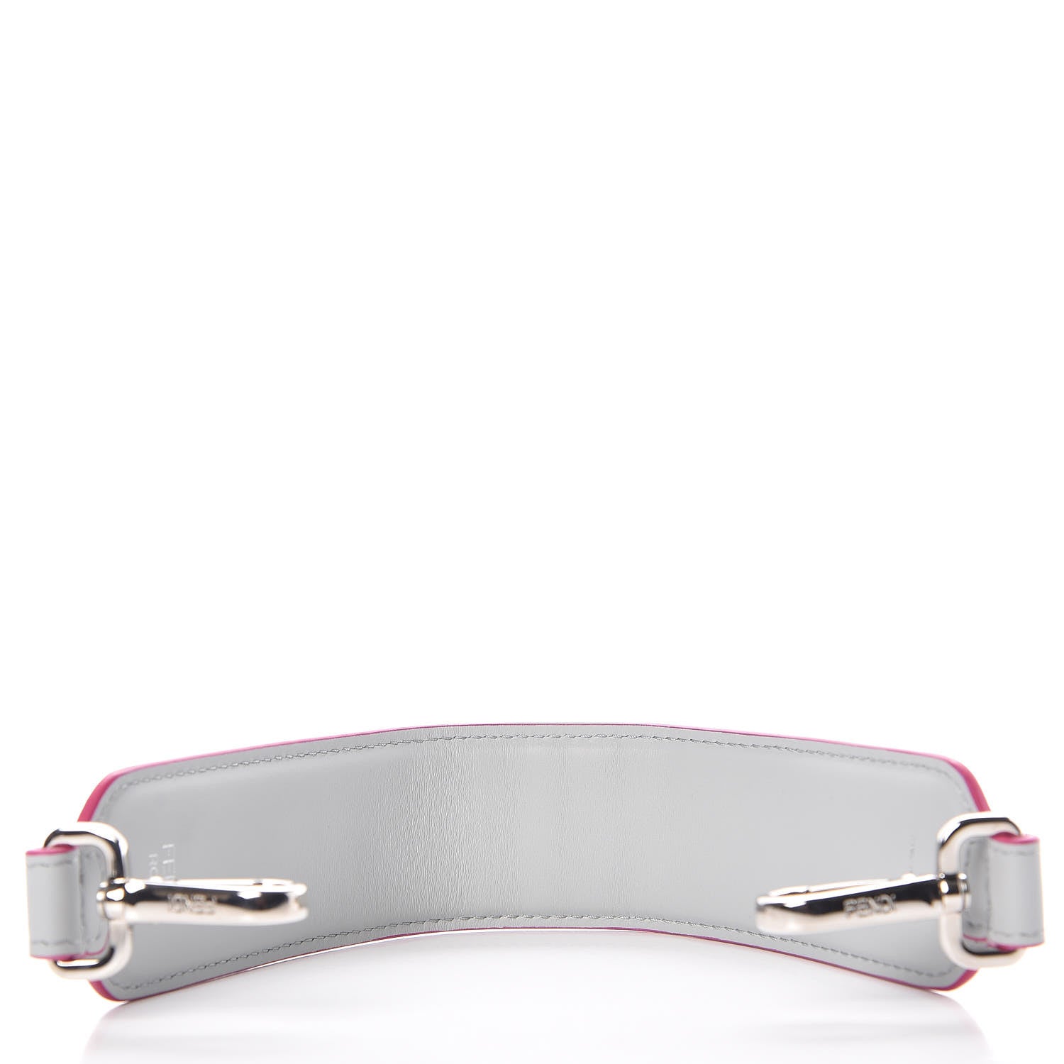 Fendi Vitello Century Fun Fair Metal Studded Mini Strap You Grigio Perla Multicolor 5 of 5