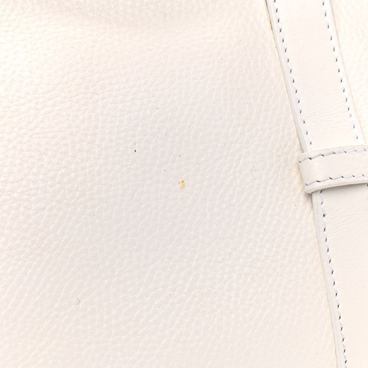 Calfskin Logo Charms Boston White