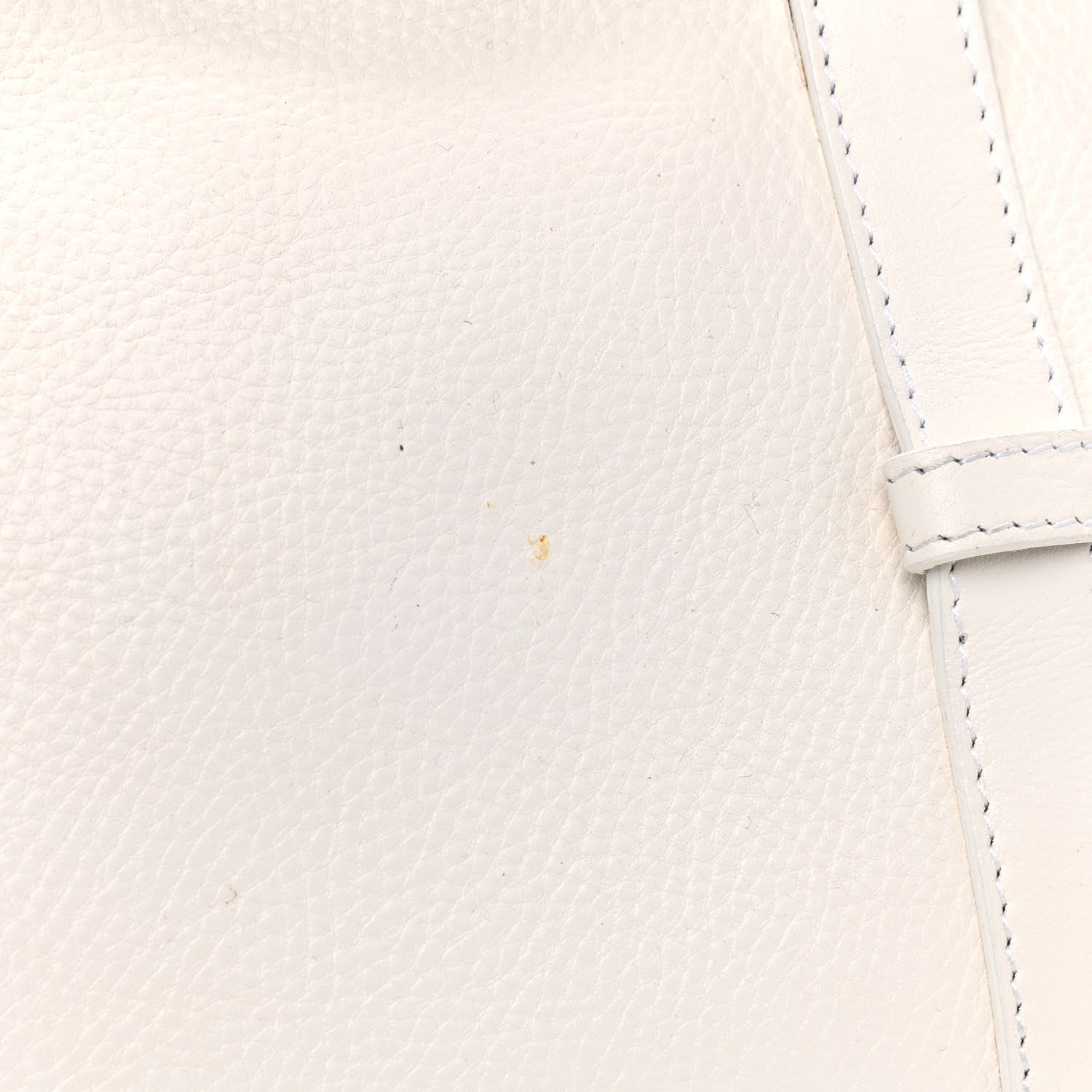 Christian Dior Calfskin Logo Charms Boston White 9 of 15