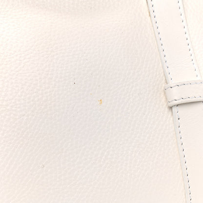 Christian Dior Calfskin Logo Charms Boston White 9 of 15
