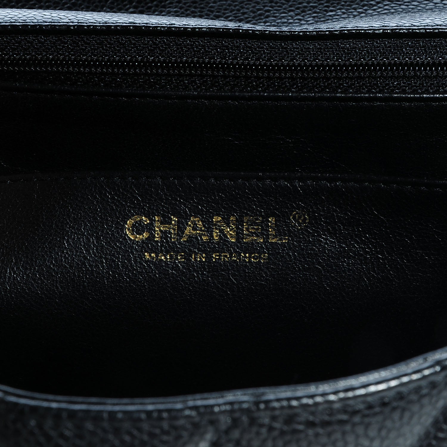 Chanel Caviar Jumbo Single Flap Black 6 of 8