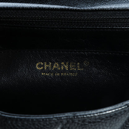 Chanel Caviar Jumbo Single Flap Black 6 of 8