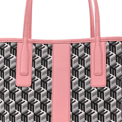 MCM Visetos Small Liz Reversible Shopper Tote Blossom Pink 12 of 16