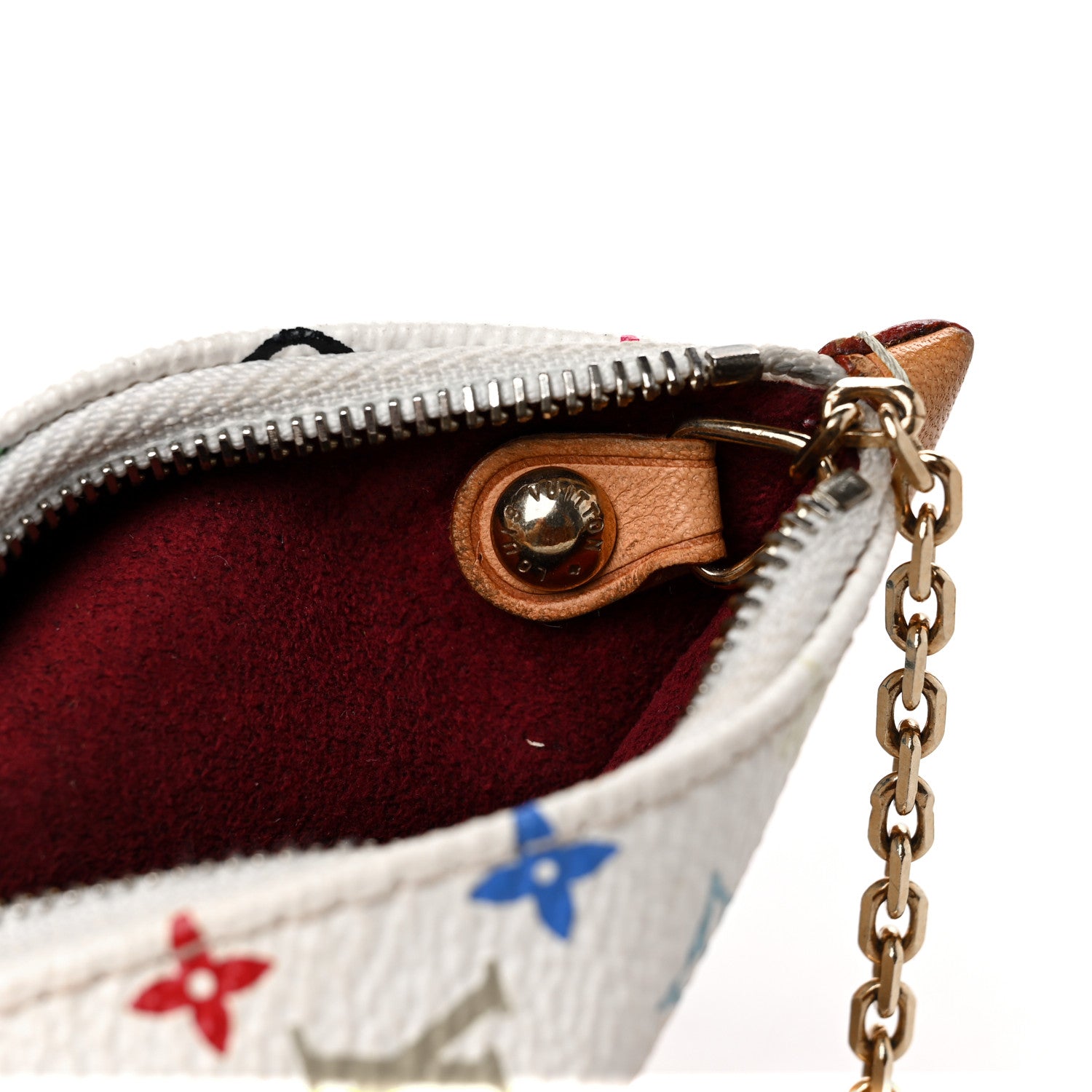 Louis Vuitton Monogram Multicolor Berlingot Coin Purse White 6 of 7