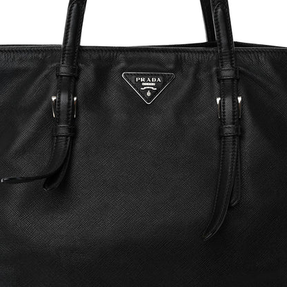 Prada Saffiano Soft Tote Black 7 of 13