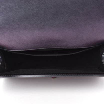 Chanel Iridescent Goatskin Quilted Medium Boy Flap Purple 5 of 11