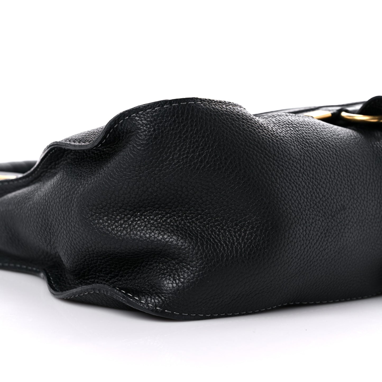 Calfskin Medium Marcie Satchel Black