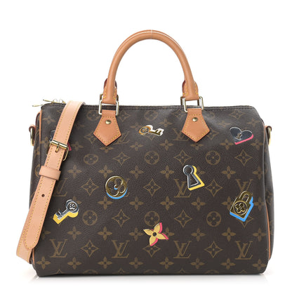 Louis Vuitton Monogram Love Lock Speedy Bandouliere 30 1 of 10