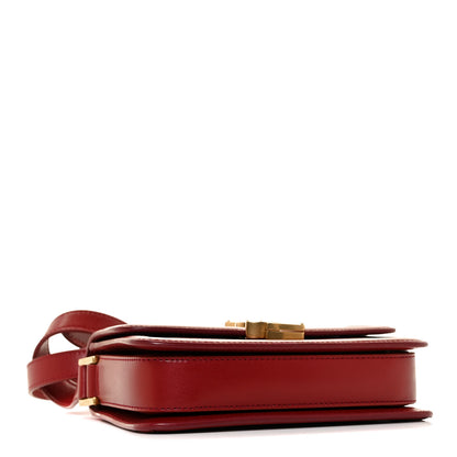 Saint Laurent Smooth Calfskin Small Solferino Satchel Rouge Opyum 4 of 8