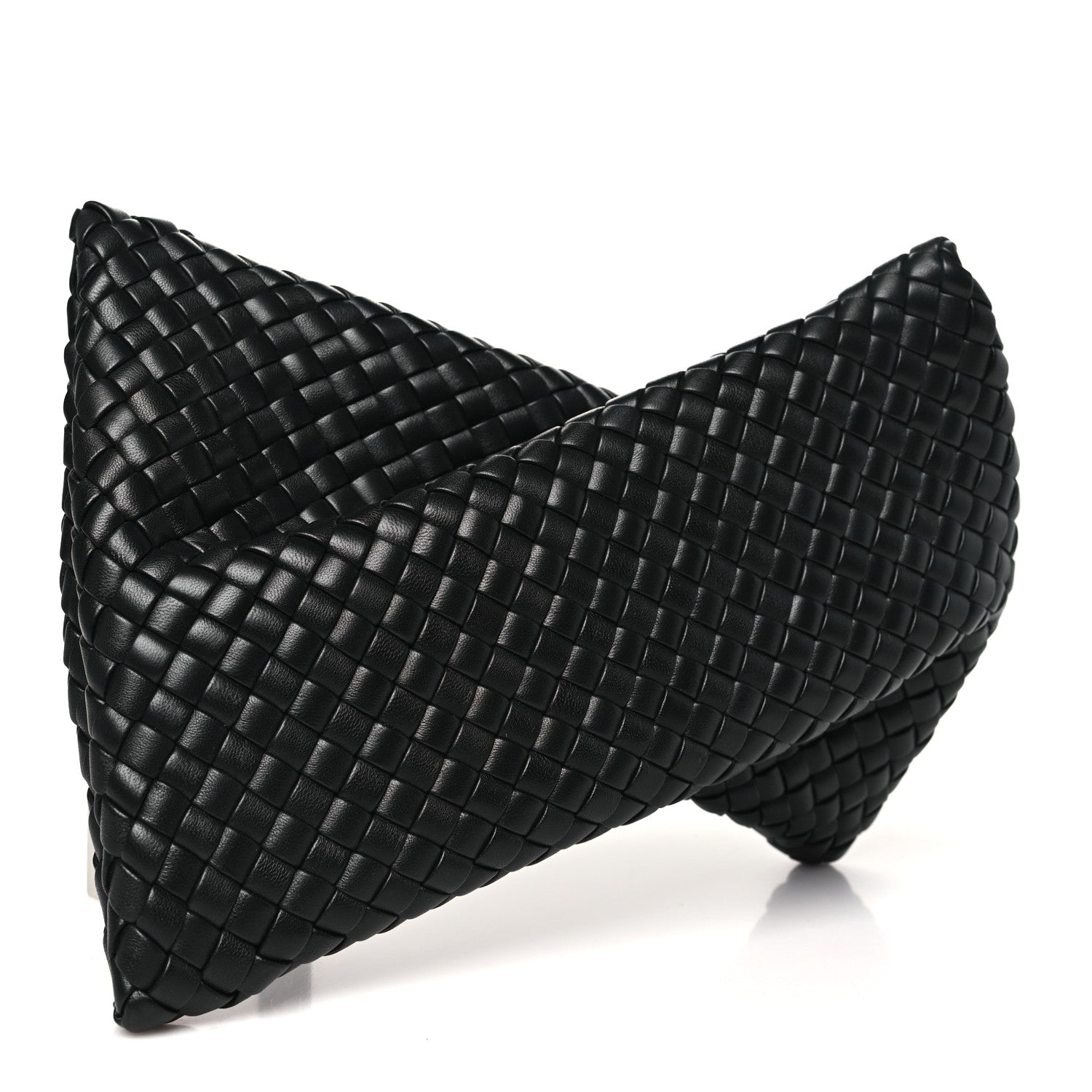 Bottega Veneta Nappa Intrecciato Crisscross Clutch Black 3 of 7
