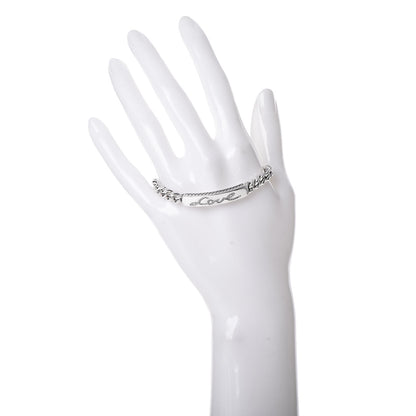 David Yurman Sterling Silver Diamond 7mm Petite Pave Curb Link Love ID Bracelet 2 of 4