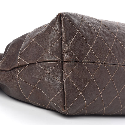 Chanel Metallic Calfskin Baby Coco Cabas Bronze 9 of 11