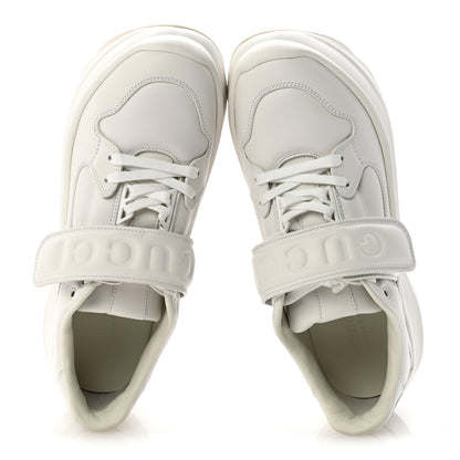 Gucci Calfskin Womens Wave Wedge Sneakers 37 White 2 of 9