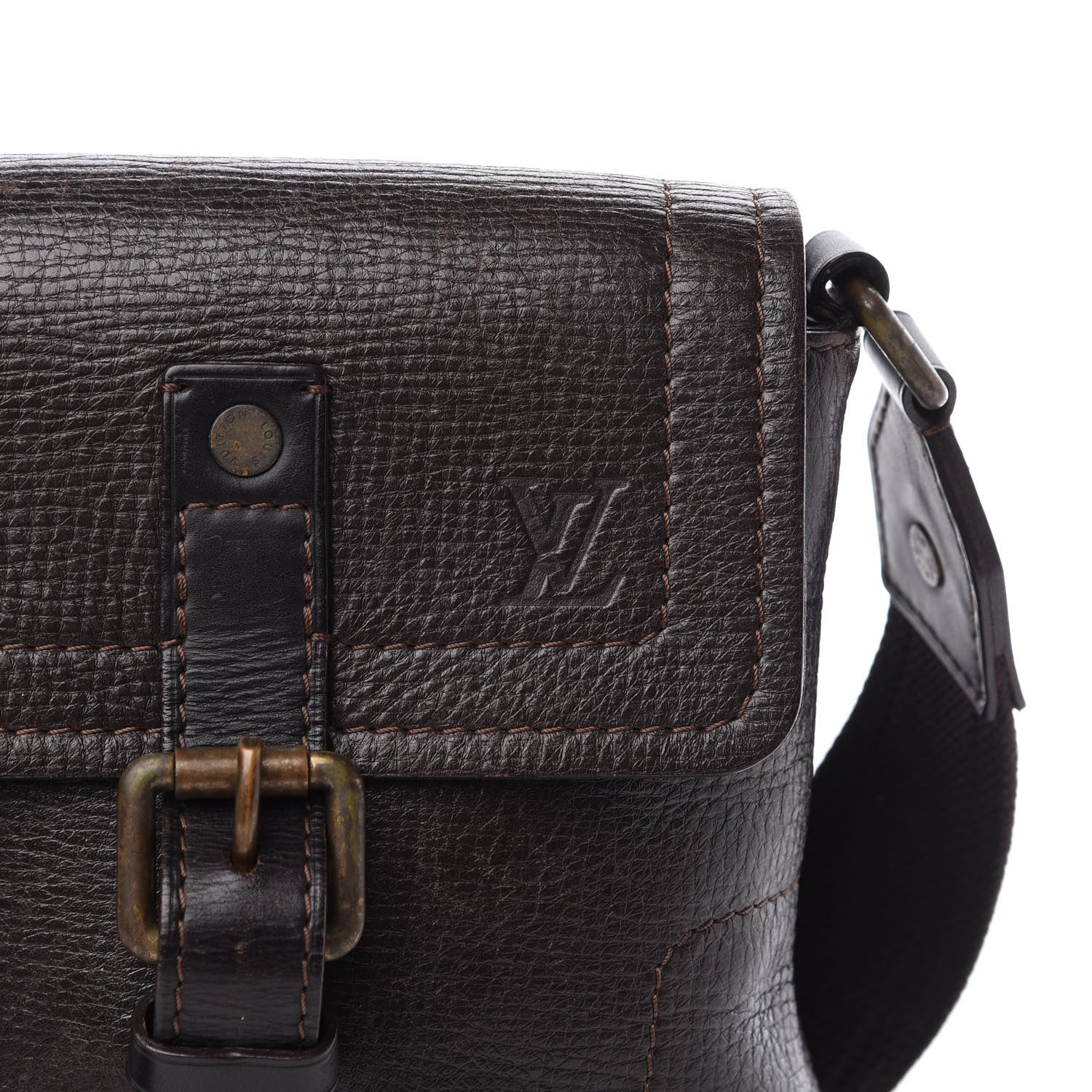 Louis Vuitton Utah Yuma Messenger Bag Café 11 of 11